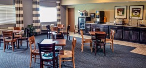 COMPLIMENTARY HOT, HOME-STYLE BREAKFAST